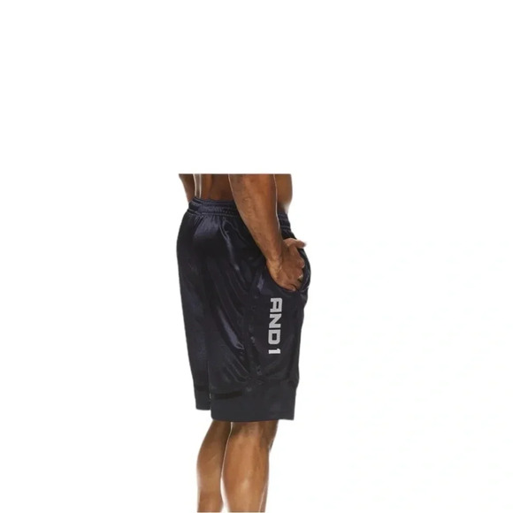 AND 1 Active Core 11” Home Court Big Men’s Basketball Shorts Drawstring Waist - Picture 8 of 8